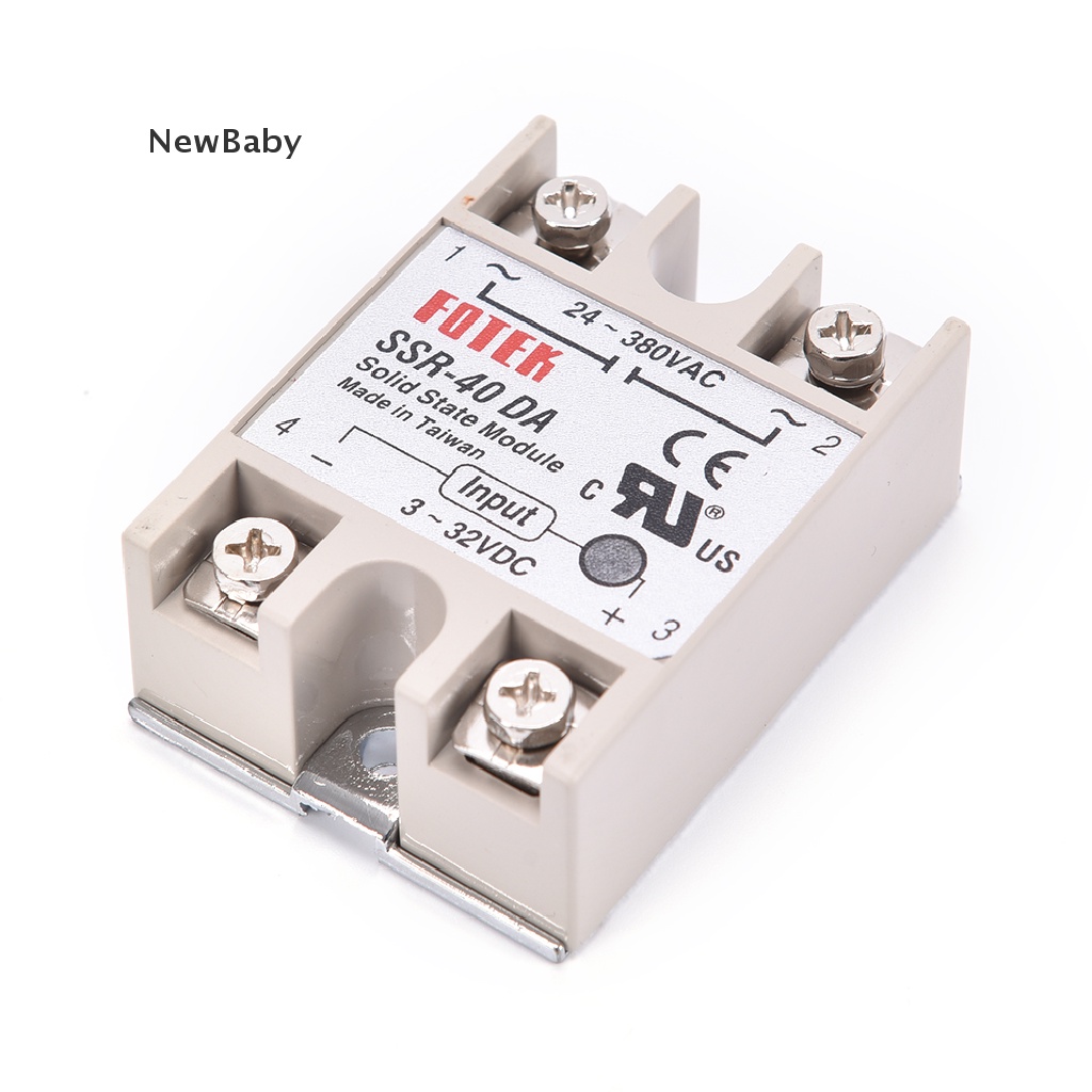 Ssr-40da 40A DC control AC Dengan Bendera Pelindung