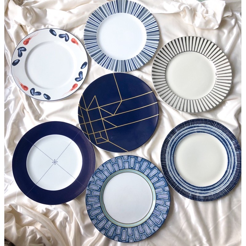 PIRING MAKAN KERAMIK MOTIF PORCELAIN DINNER PLATE