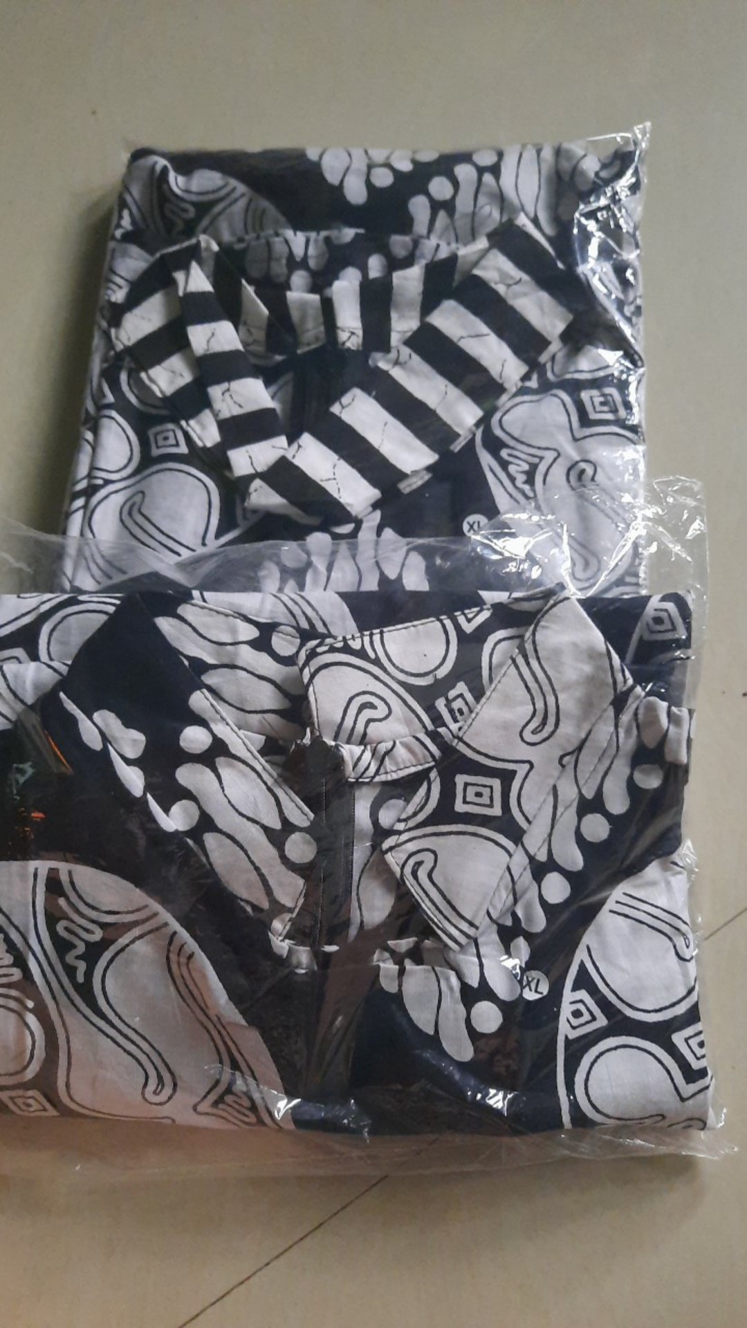 Tunic Santika Monochrome Kombi Tunik Batik Kerja Batik Kantor Seragaman Tunik Santika Monokrom