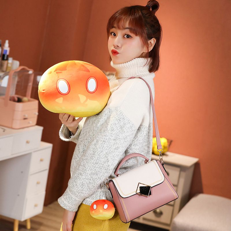 30cm Genshin Impact Slime Theme Cute Plush Dolls Dango Throw Pillow Toys Cartoon Gift