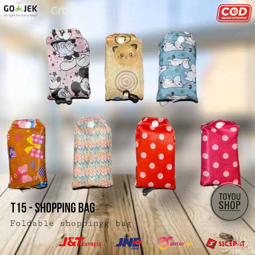 [TOYOU SHOP T15B] KANTONG TAS BELANJA | TAS LIPAT | SHOPPING BAG | ORGANIZER BAG