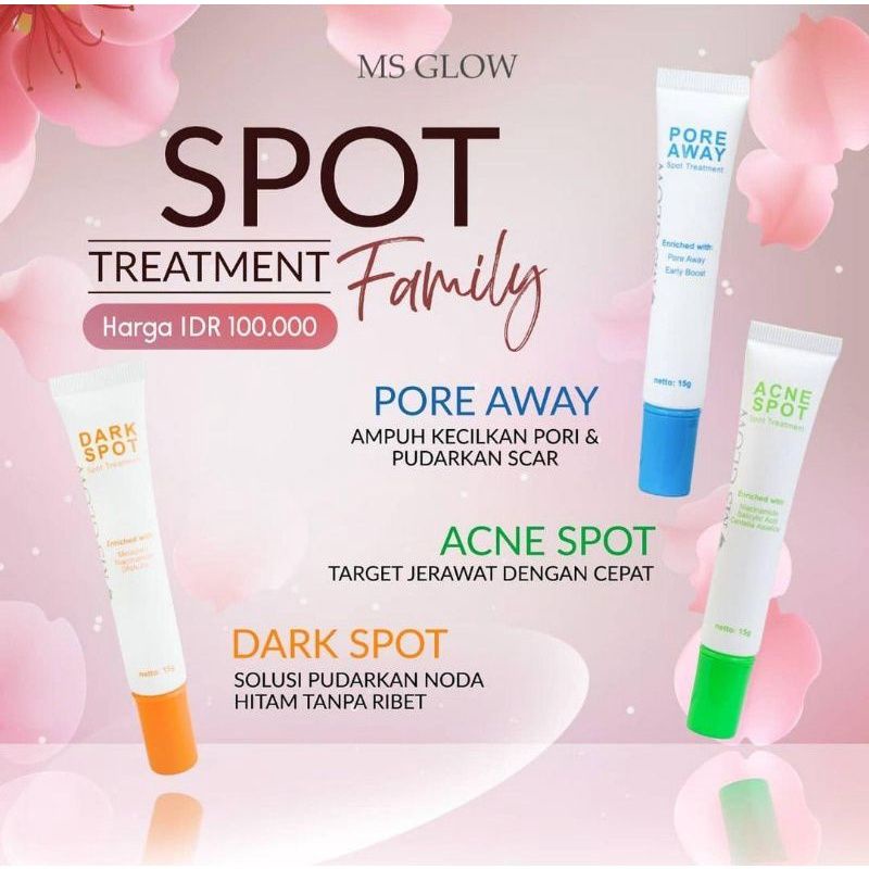Dark Spot Ms Glow Acne Spot Ms Glow Pore Away Ms Glow | Spot Treatment Ms Glow