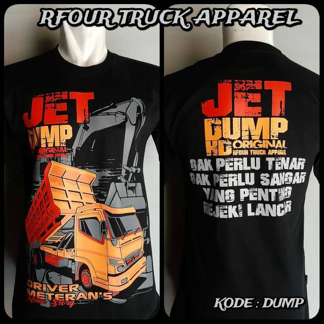 GROSIR MURAH KAOS RFOUR TRUCK INDONESIA