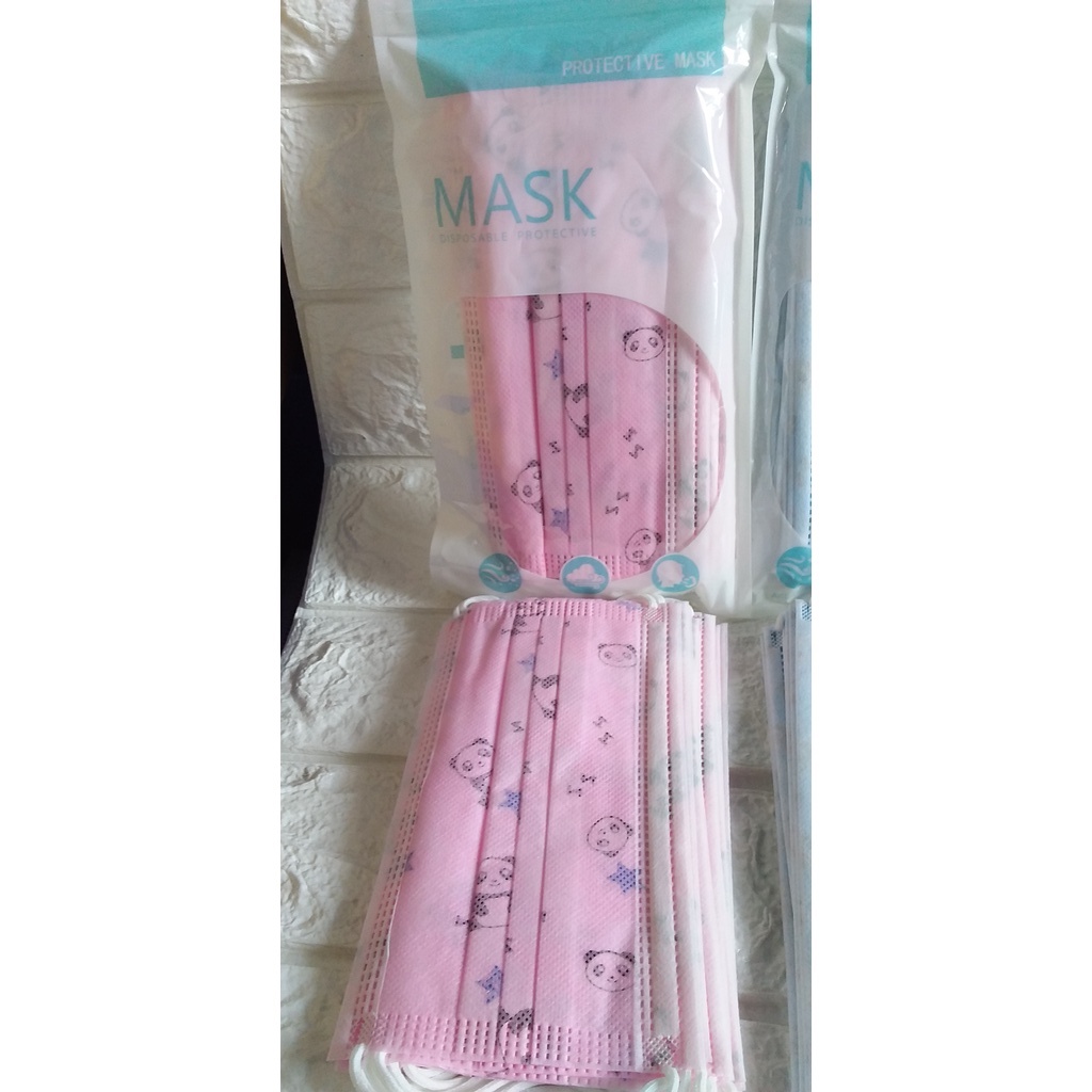 Masker motif dewasa isi 10 pcs