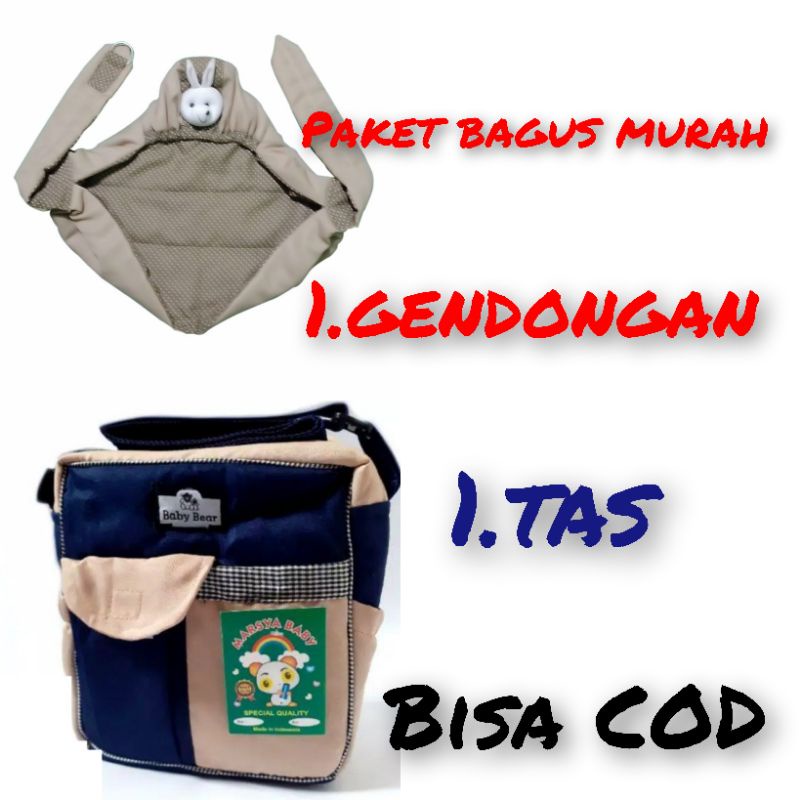 gendongan kerut bolo&amp; tas marsya boneka kelinci