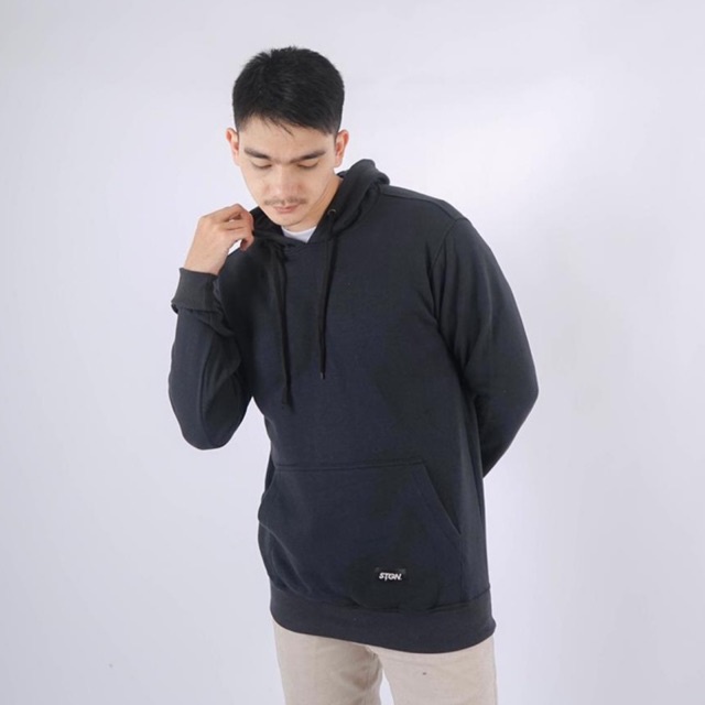 Steigen Pullover Hoodie Basic Black