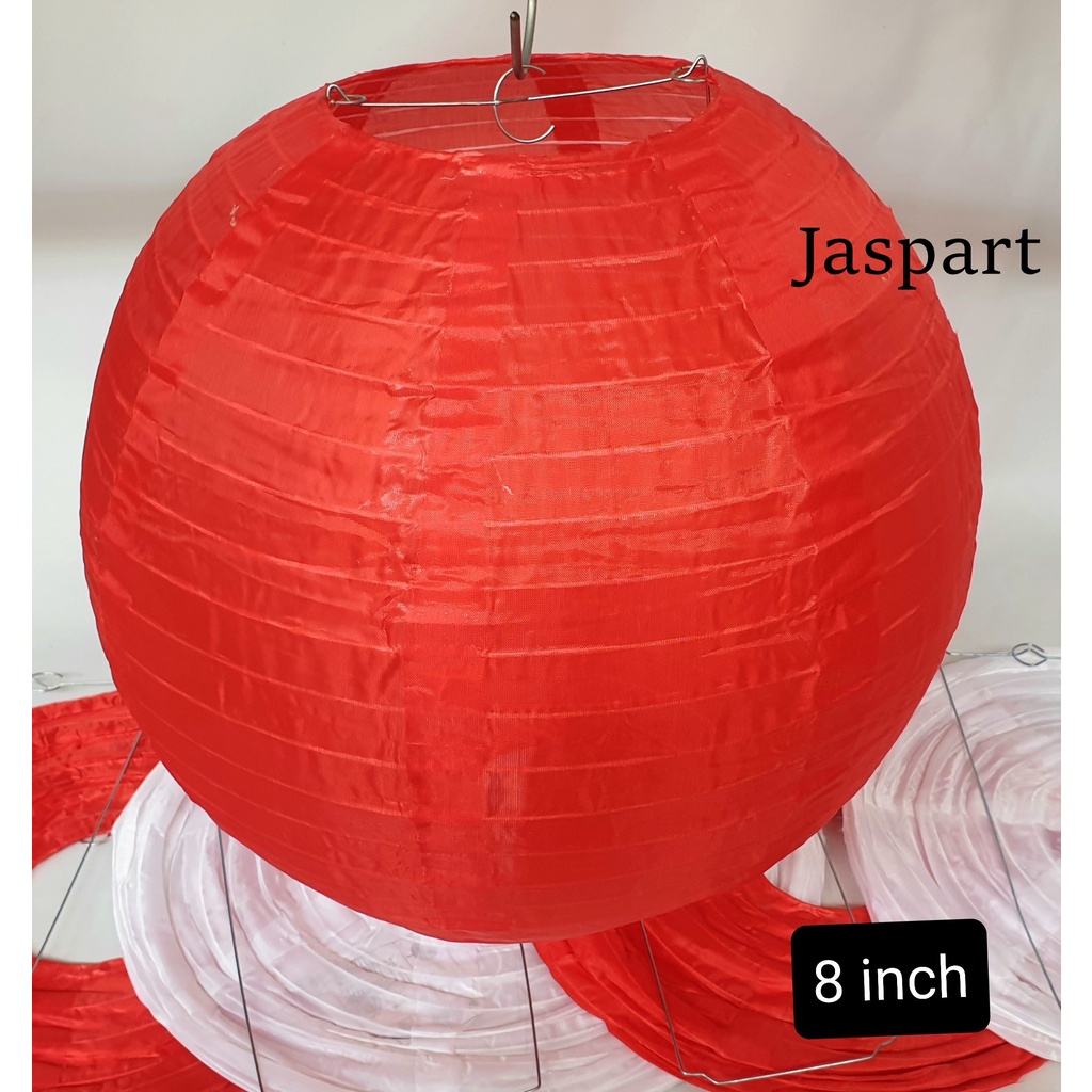 Lampion Outdoor Merah Putih Dekorasi 17 Agustus Lampion Kain Parasut TERMURAH