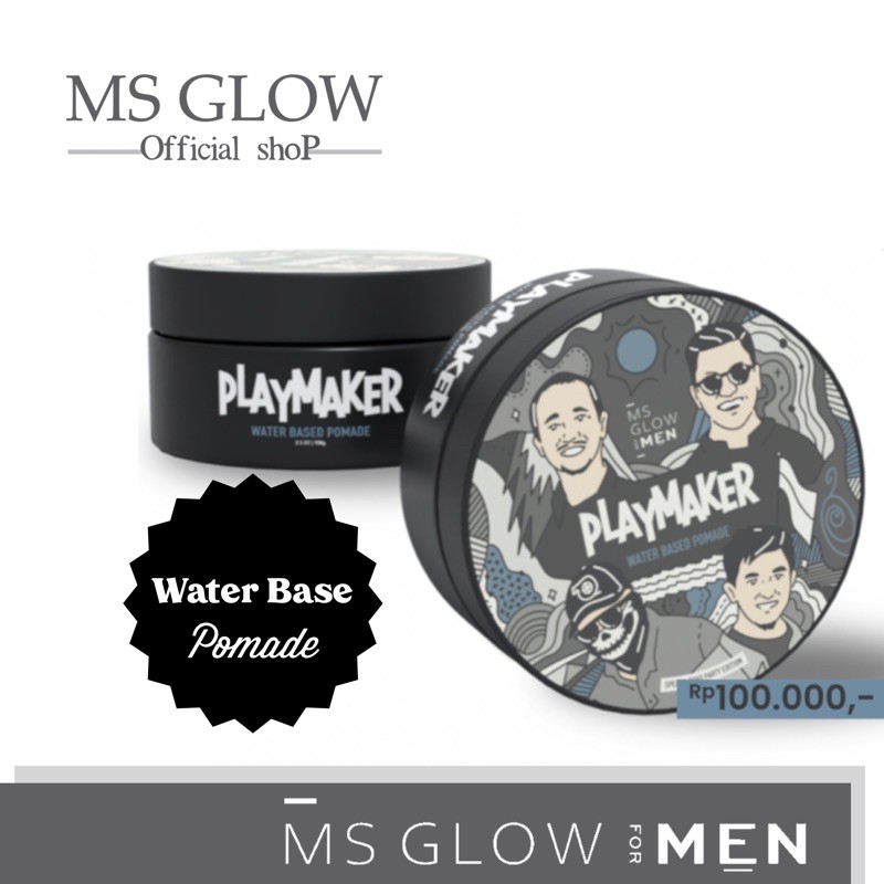 MS GLOW MEN POMADE-WATER BASE