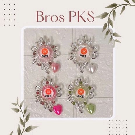 Bros Hijab Cantik Logo PKS Brooch