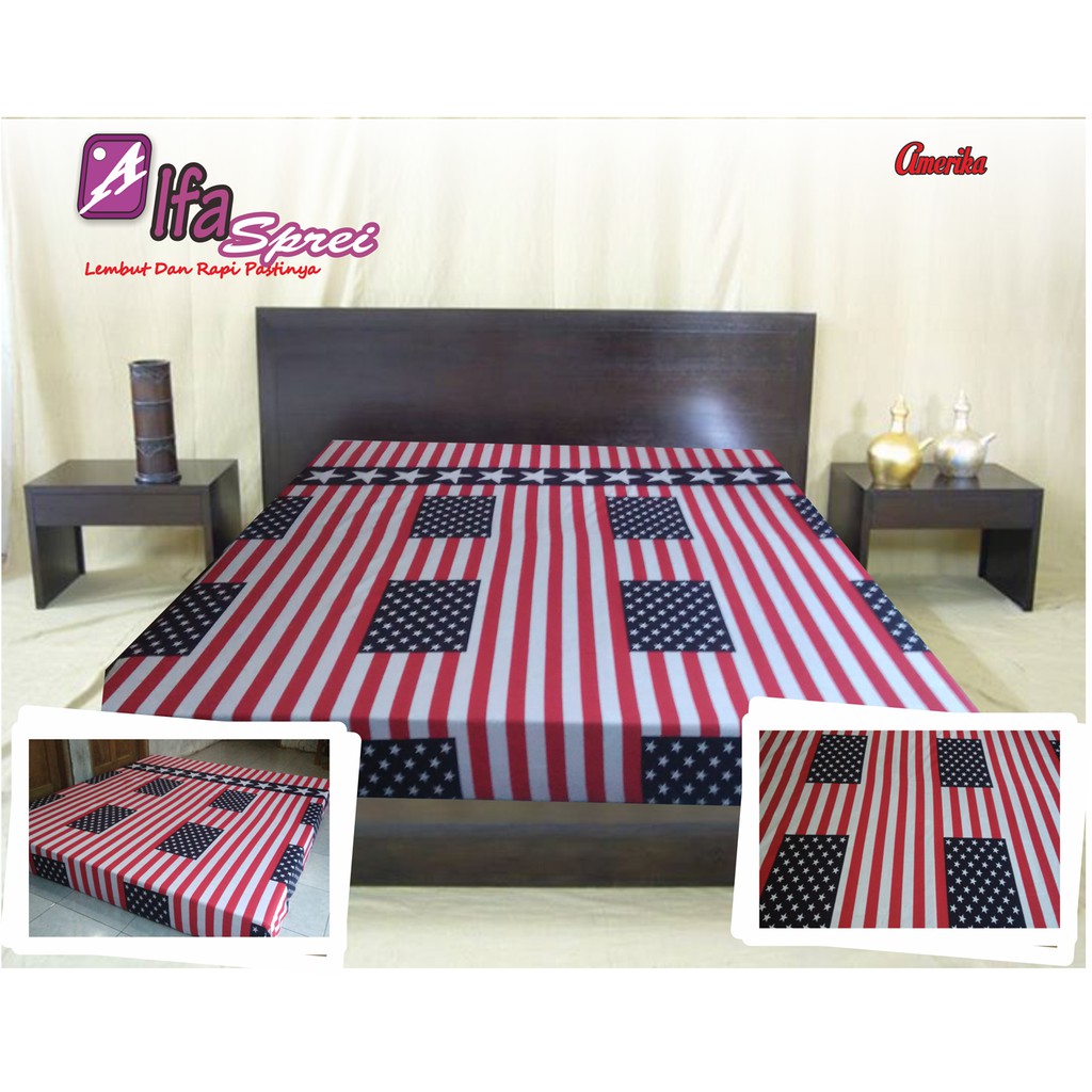 SPREI RESLETING BENDERA AMERIKA