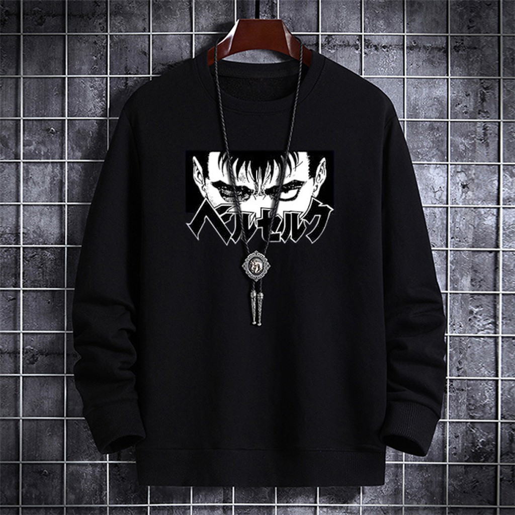 Sweater pria crewneck ZOMBIE sweter cowok distro keren