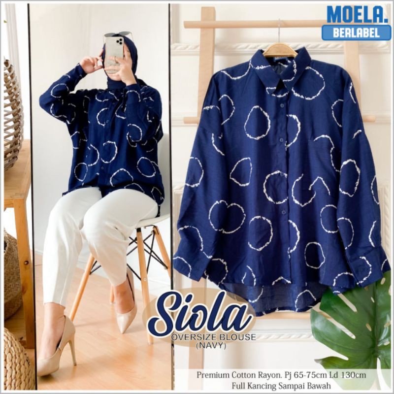 Siola Oversize Blouse ori Moela