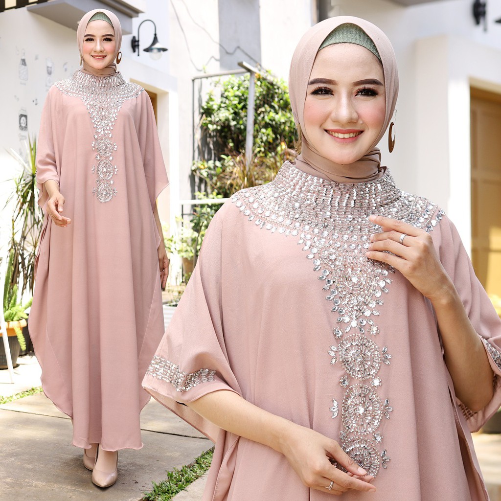 HOPYLOVY - Kaftan Wanita Payet Terbaru Maharani