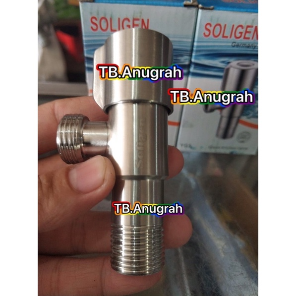 Stop Kran Kloset 1 Cabang Single Stainless Jet Shower Soligen SUS304 SUS 304 Kamar Mandi YG3 YG 3