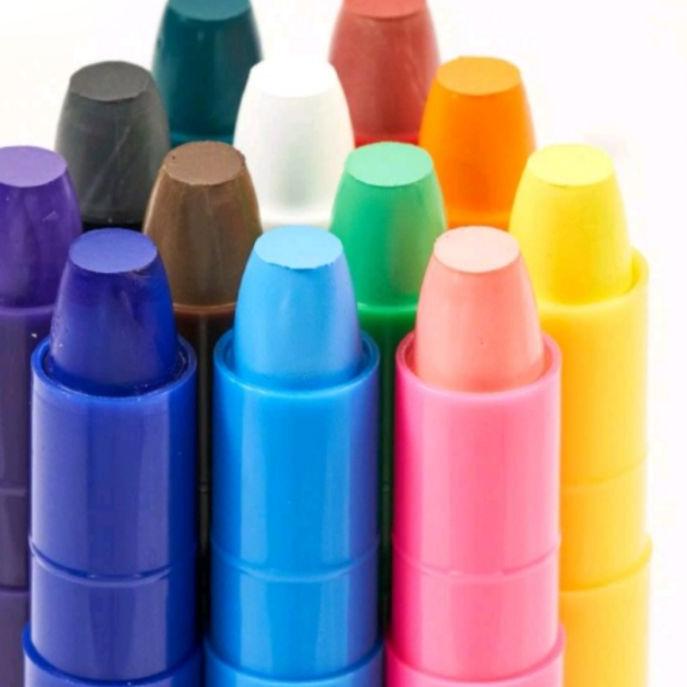 

Grand Seller|SQ11|Silky Crayon Krayon Halus Joyko SLC-A- 12 Warna Colors