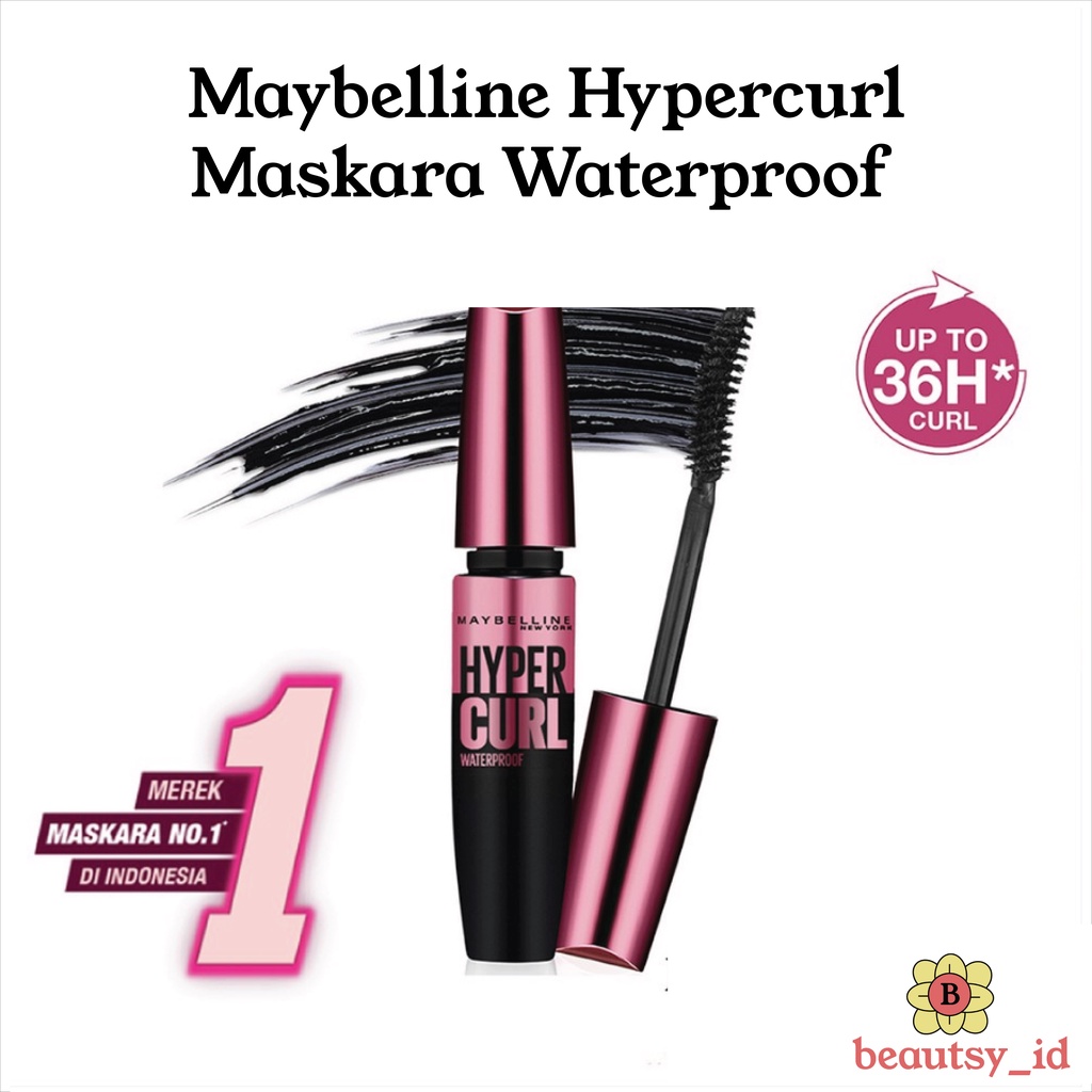Maybelline The Falshies Lash Lift Mascara Waterproof  - Maskara COD