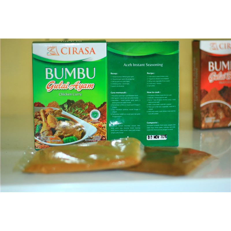 

Bumbu Cirasa Gulai Ayam Khas Aceh