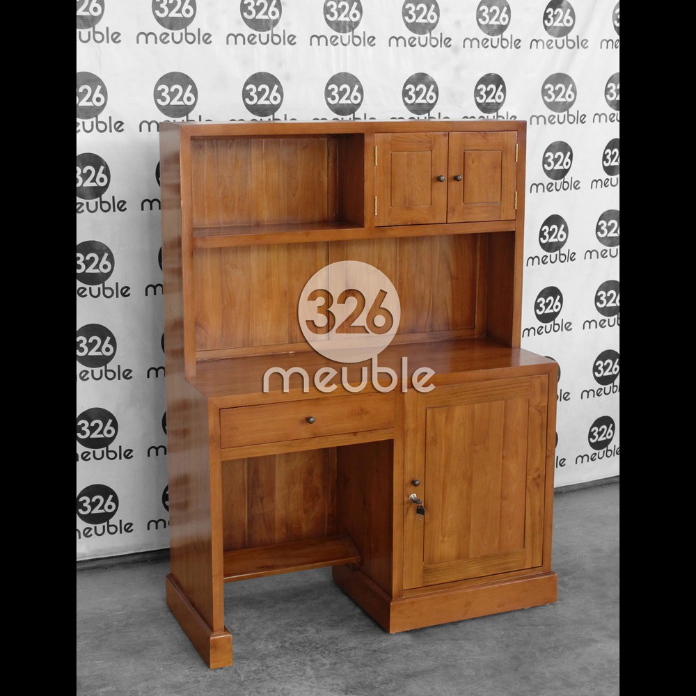 Meja Belajar Anak Jati Mebel Jepara - Meja Belajar Minimalis Jati