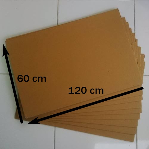 

Kardus Layer - Polos - double wall - 120 x 60cm