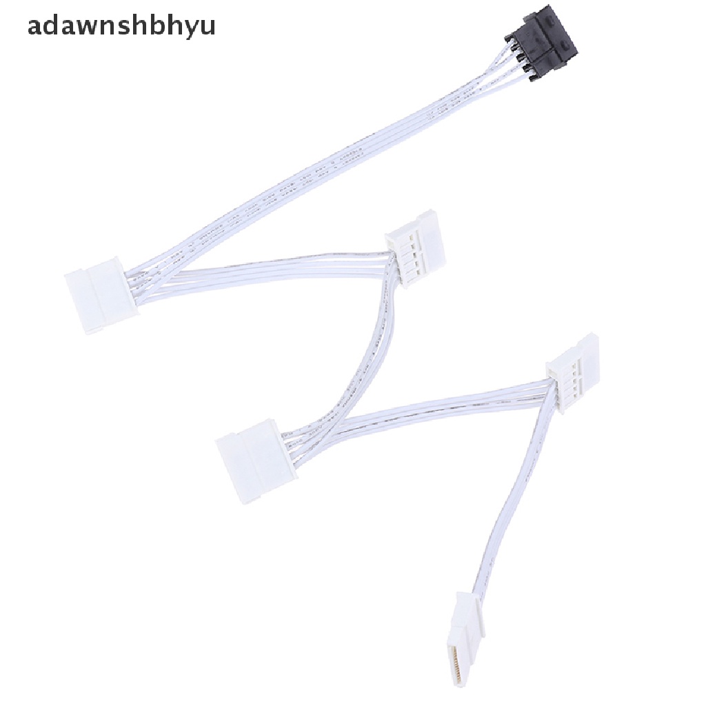 Adaptor adawnshbhyu IDE Molex 4Pin to SATA 1sampai5 Splitter Hardisk Power Extension Kabel