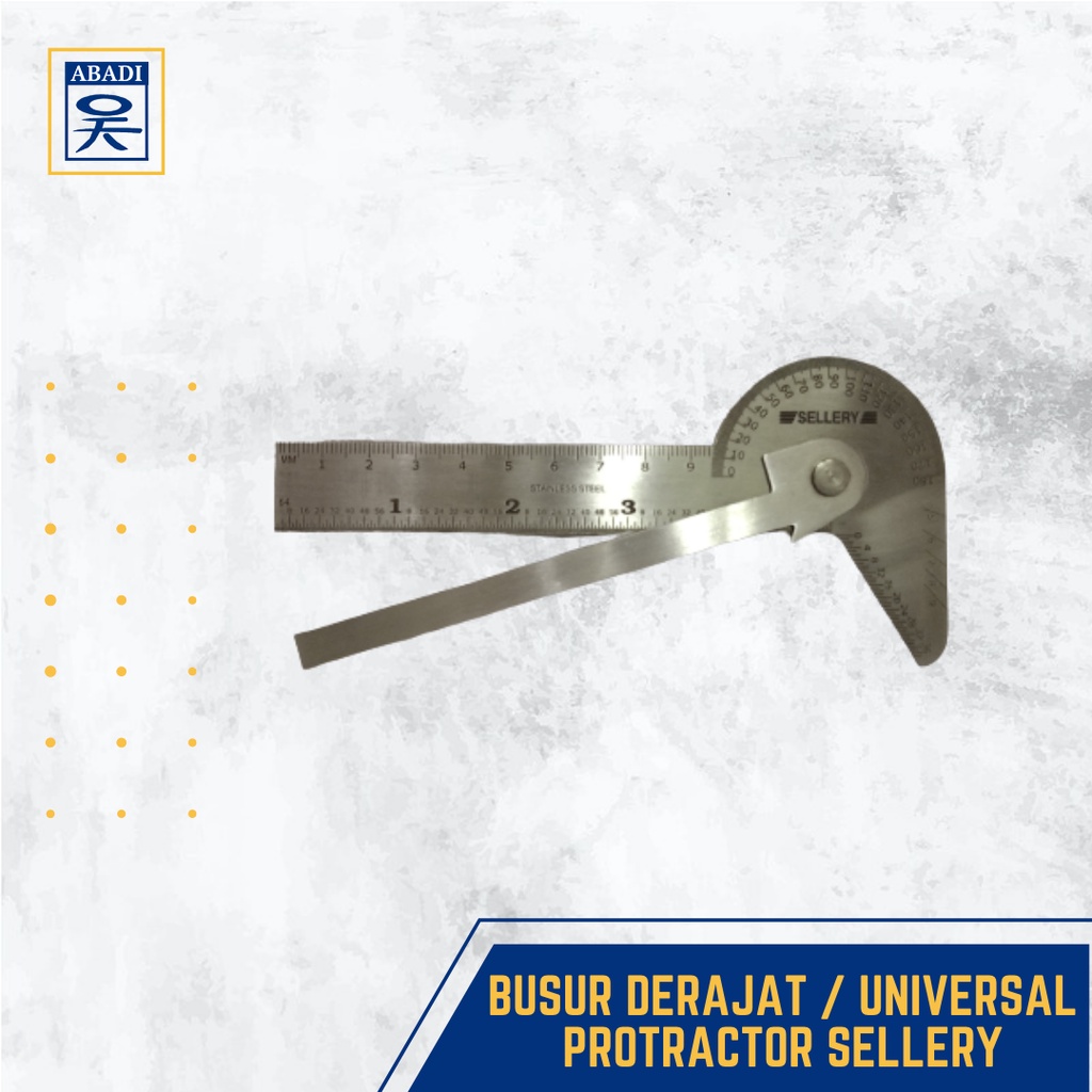 

BUSUR DERAJAT / UNIVERSAL PROTRACTOR SELLERY
