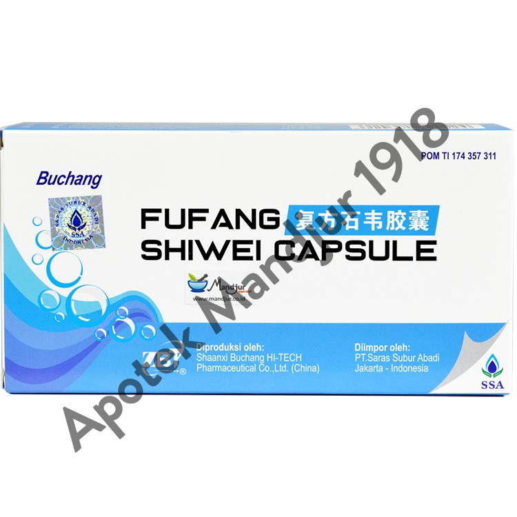 Fufang Shiwei Capsule - Obat Herbal Infeksi Saluran Kemih-1