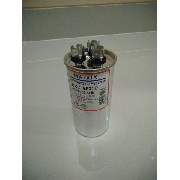 Capacitor outdor Ac panasonic r32 Matrix 30+2.0MFD