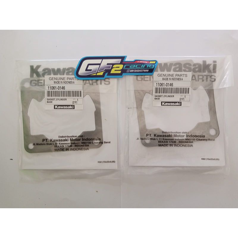 gasket blok ninja r dan rr original kawasaki paking blok ninja r dan rr