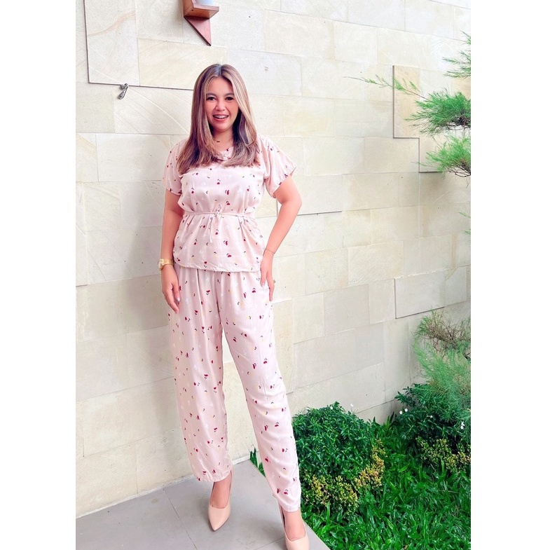 Daster Babydoll Panjang Bali-BD - NAGITA KREM