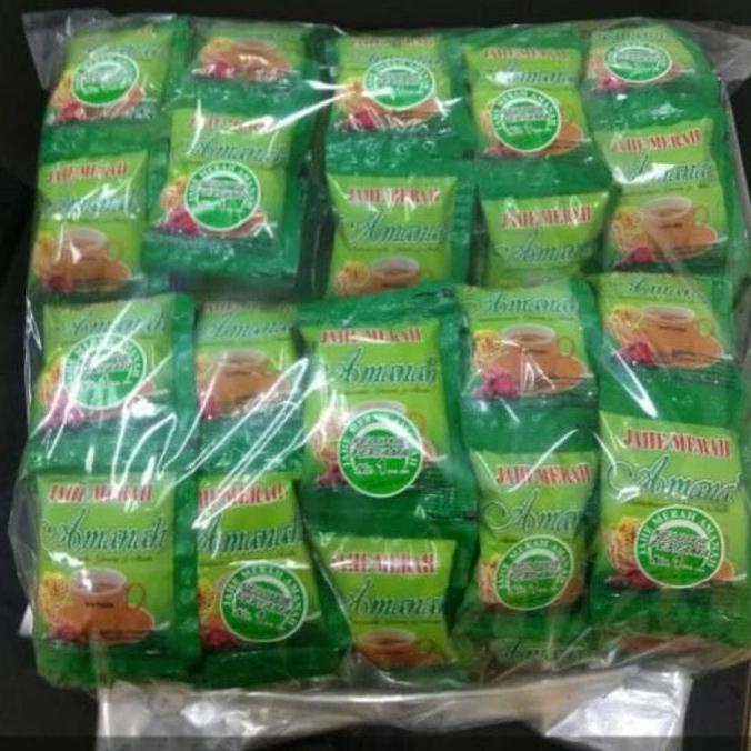 

BUBUK JAHE MERAH AMANAH 1 BALL WEDANG JAHE MERAH HABATUSSAUDA SDF64164ES