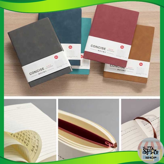 

Notebook Cover PU Leather Size A6 Buku Saku Buku Catatan Buku Jurnal