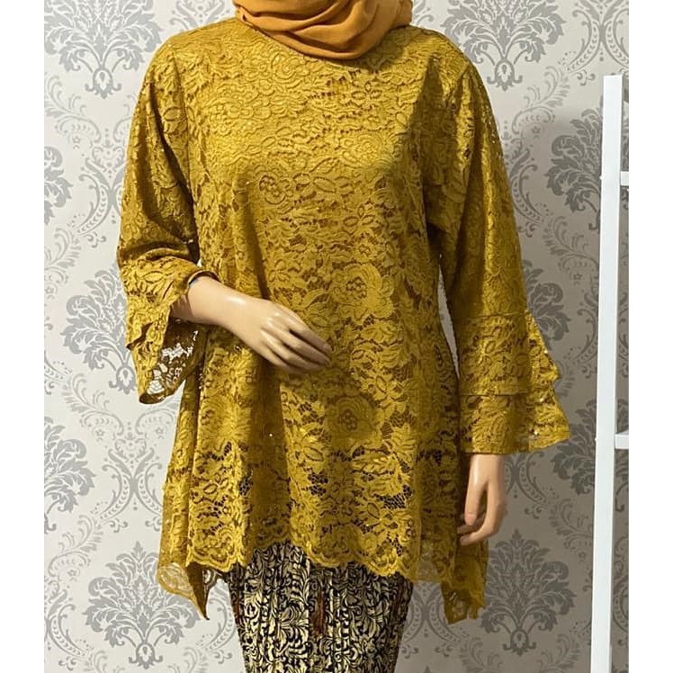 ATASAN KEBAYA RINJNI REAL PICK_ KEBAYA RINJANI/KEBAYA BROKAT/KEBAYA MODERN/BAJUWANITA/KEBAYA WANITA-2