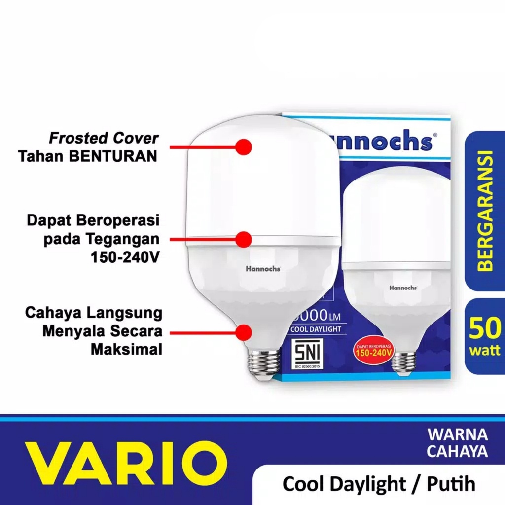 Hannochs Lampu LED Capsule Vario 50 Watt - Cahaya Putih