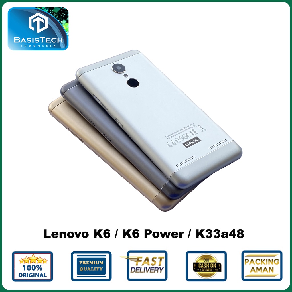 BACK COVER BACKDOOR CASING LENOVO K6 - K6 POWER - K33A48