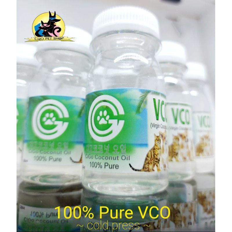 CIGO pure VCO 30 ml anjing kucing kelinci anti jamur scabies koreng kudis