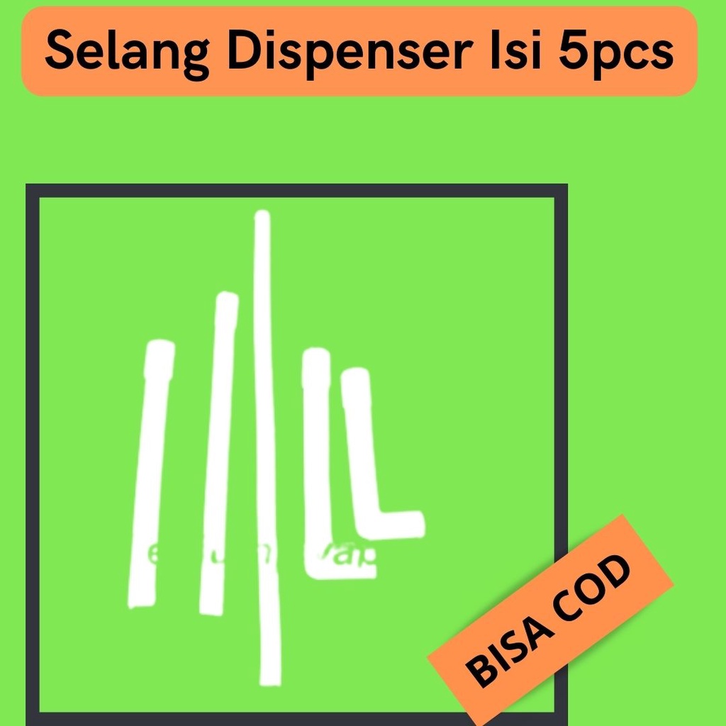 Selang Karet Tahan Panas Dispenser Galon Atas / Selang Slang Dispenser Galon Elektrik 1 Set Air Pana