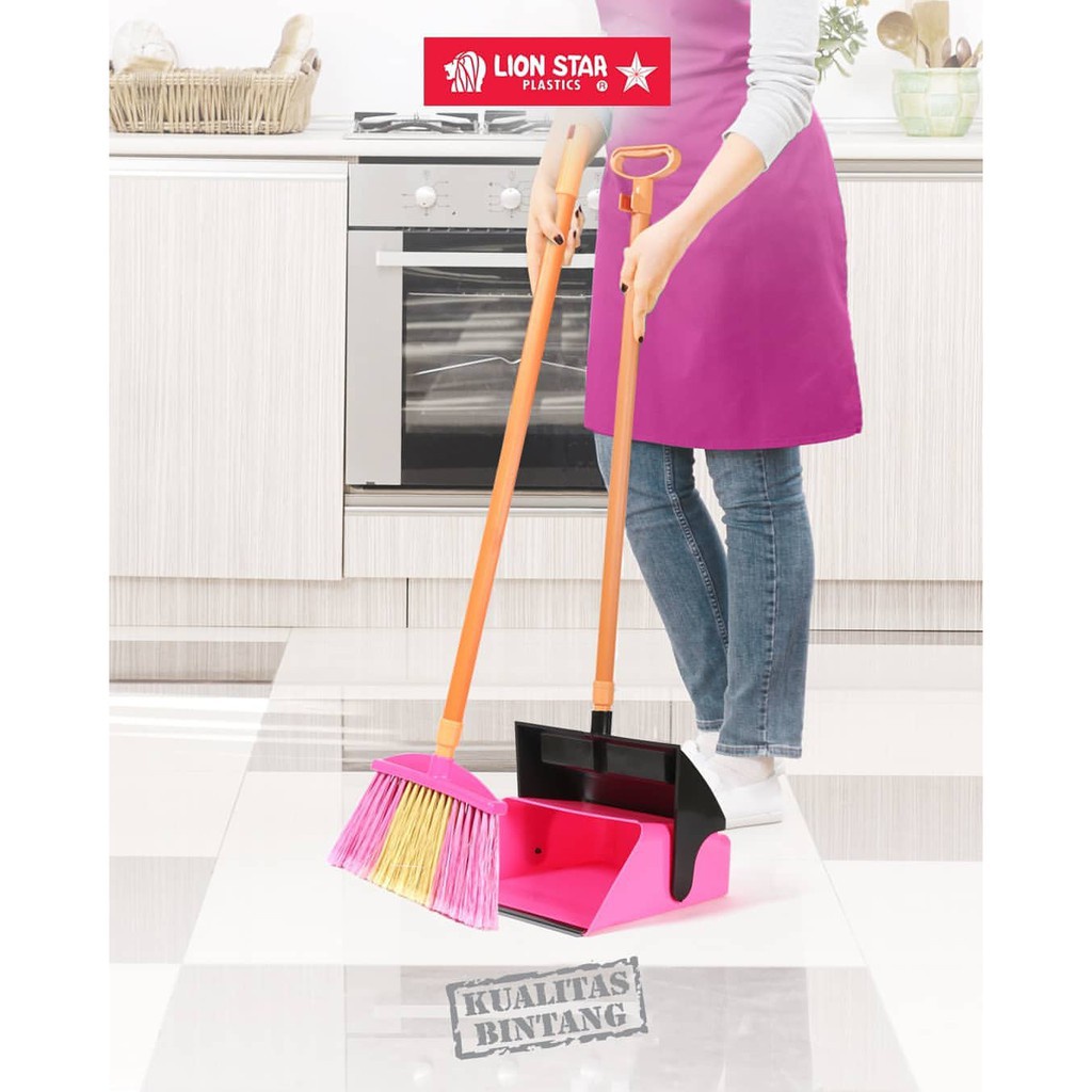 Vivian Dustpan Set LION STAR / PENGKI SEKOP + SAPU dp-16