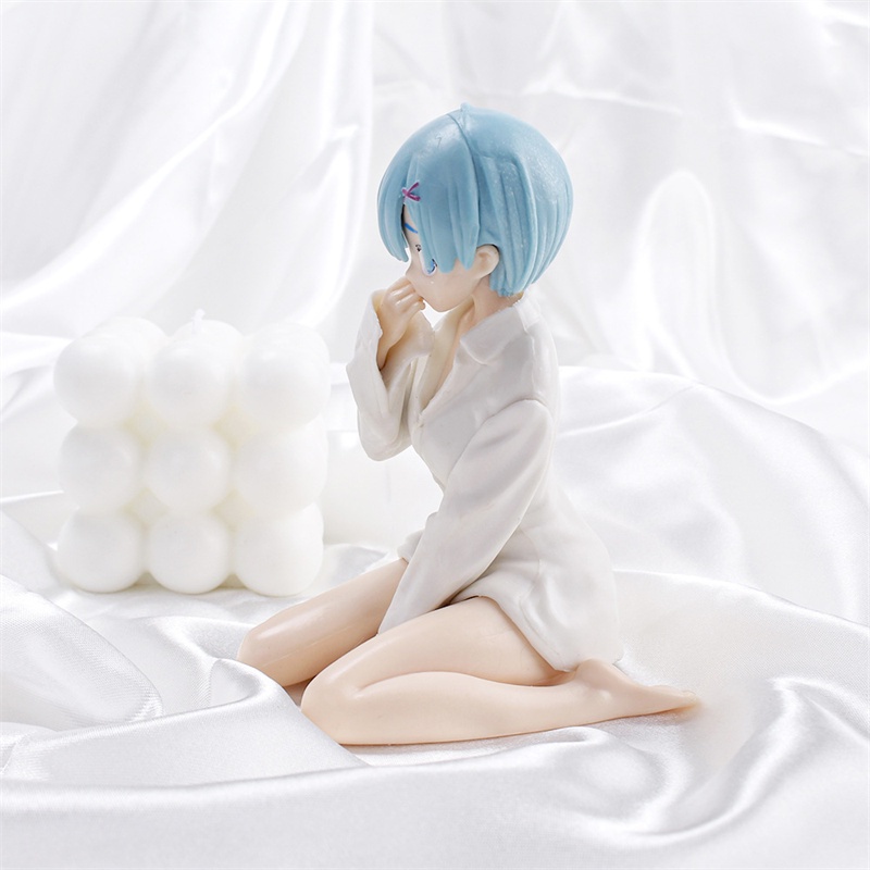 Action Figure Anime Re: Life In A Different World From Zero Rem Ram Ukuran 11cm Bahan Pvc Untuk Koleksi