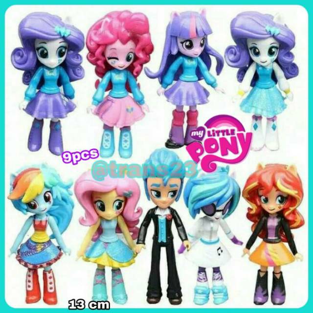Action Figure Miniatur My little pony Girls Equestria isi 9
