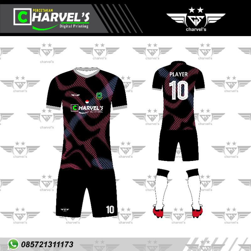 Setelan Jersey Futsal Sepakbola Desain Sendiri