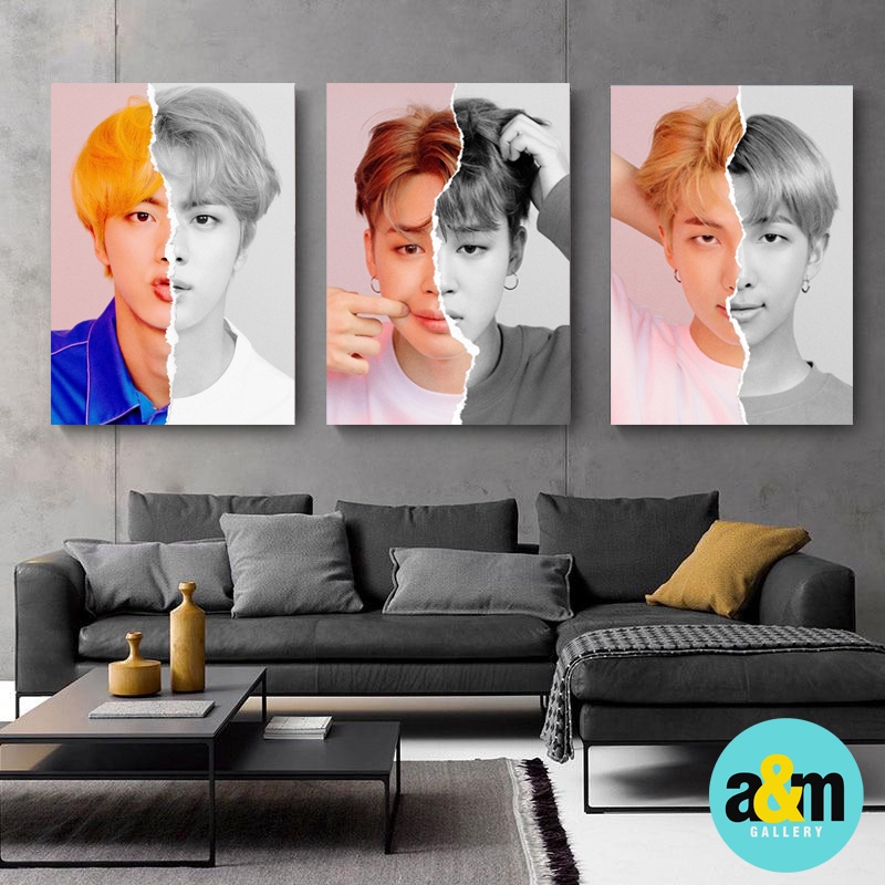 Poster Kayu BTS LOVE YOUR SELF ANSWER VERSION JIN RM SUGA JUNGKOOK J-HOPE JIMIN V I Hiasan Dinding Dekorasi Kamar I Poster Kayu K-POP Dekorasi Kamar - A&amp;M