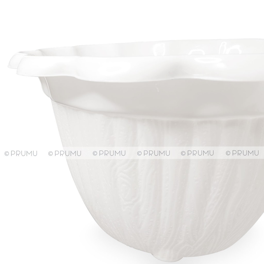 2 Pot Bunga 30 cm - Pot Tanaman Plastik - Pot Buah - Pot Plastik - Pot Hiasan - Clio Cendana 28