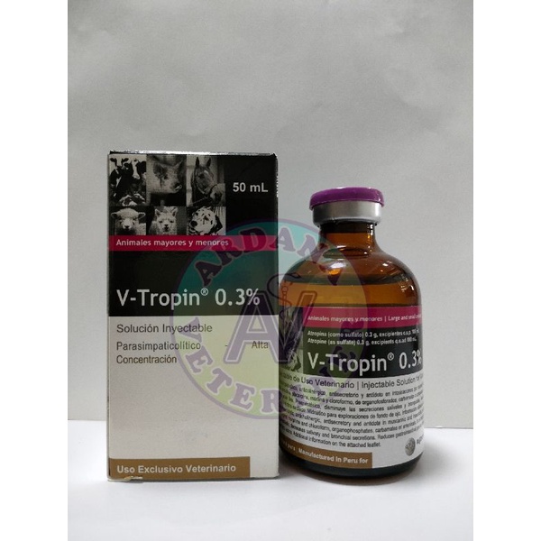 Obat Hewan V-Tropin 0.3% 50 ml
