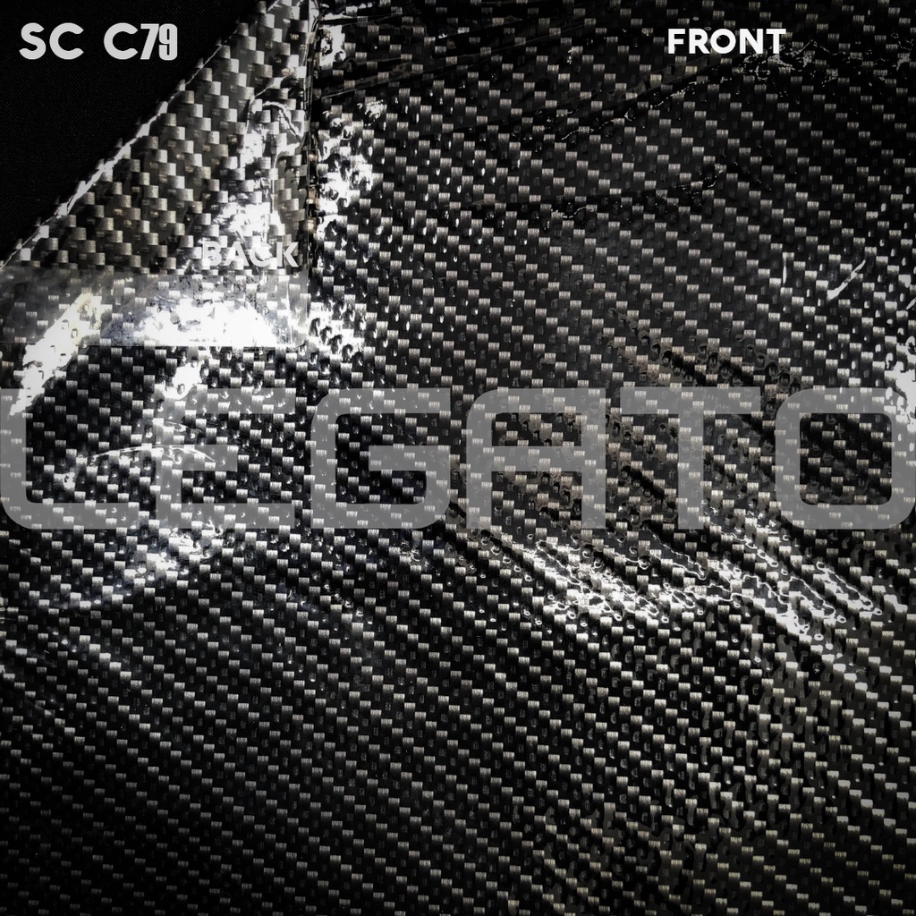 SC-C79 Film Water Printing WTP Hydrographics Black Carbon Celup Karbon Bukan Kevlar Skotlet Stiker