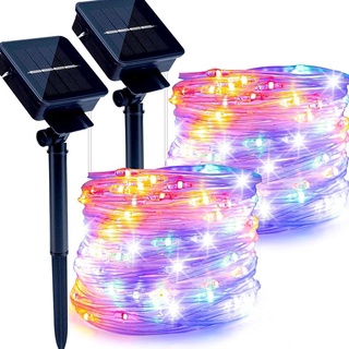 (Upgrade) Lampu Tumblr LED 8-mode Panjang 30M / 20M Tenaga Surya Anti Air Untuk Dekorasi Taman / Outdoor