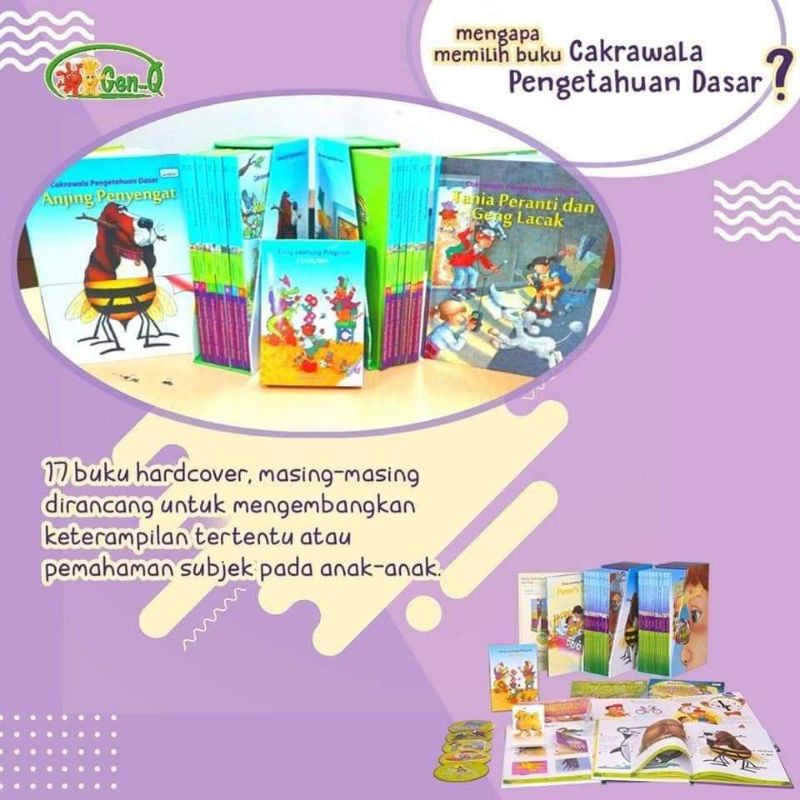 BUKU CAKRAWALA PENGETAHUAN DASAR CPD BUKU BERBELAH BERLUBANG BERSIRIP