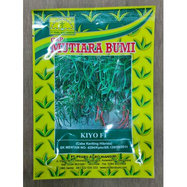 

BENIH CABAI KERITING HIBRIDA KIYO F1 10 GRAM CAP MUTIARA BUMI