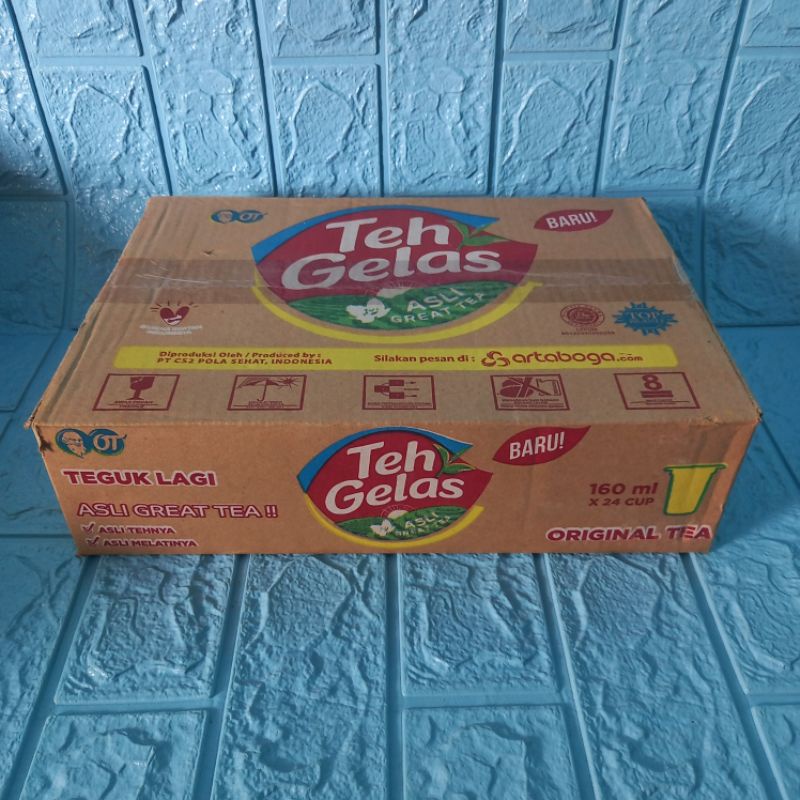 

Teh Gelas 1 Dus 24 Pcs Netto 160 Ml