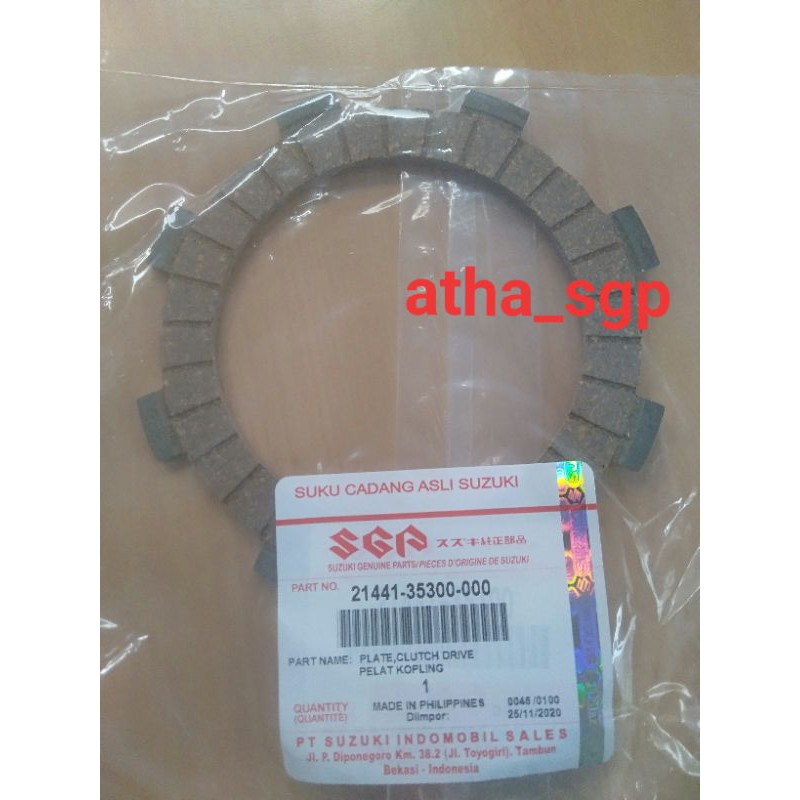 kamvas kampas kopling suzuki FR 80 ori sgp(harga 1 pcs)