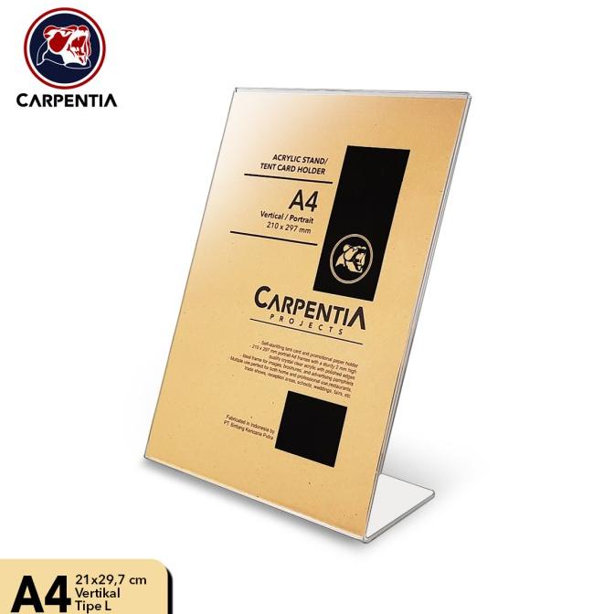 

BARU! Acrylic Standing Tipe L /A4 Vertikal 21x29,7 cm/ Tent Card Akrilik